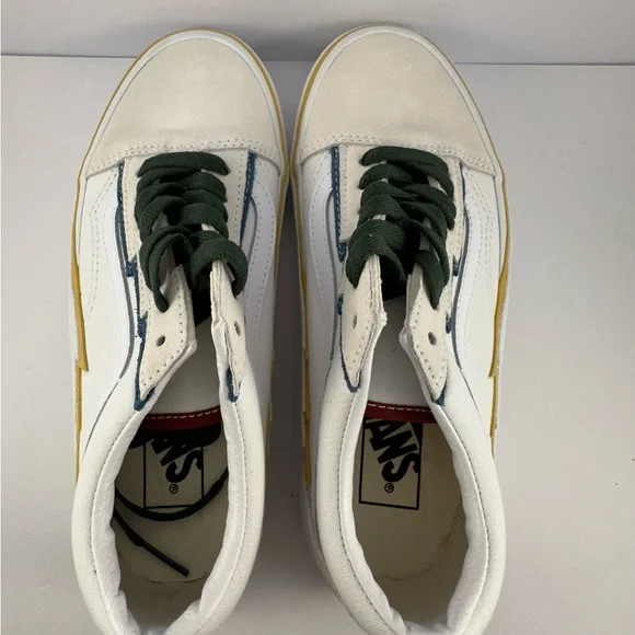 VANS OLD SKOOL BOLT Sneakers Multi/true White New Skate Shoes M5/W6.5/EU36.5 - Picture 3 of 9